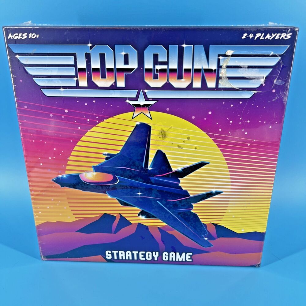 Top Gun Strategy Game, Board Game NEW Sealed Movie Ages 10+ 2-4 Players 2 RARE